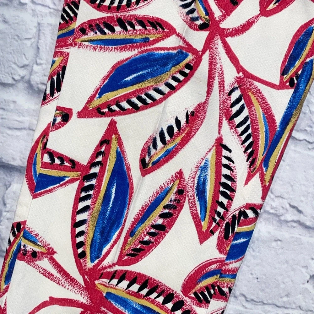 J. Crew Women's Patterned Skimmer Pant. Size 8